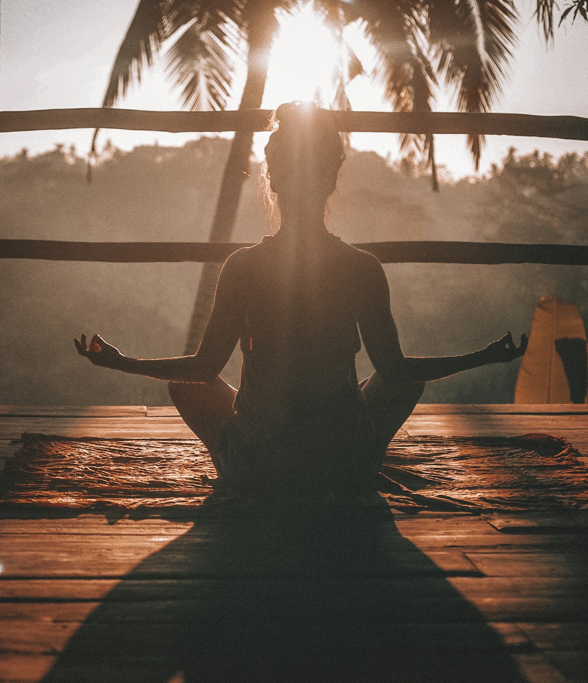 Guided hypnotherapy meditation in Dallas - calm woman meditating
